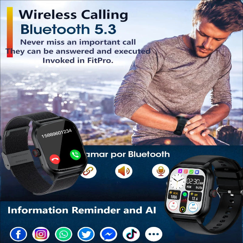 Smart Bluetooth Fitness Smartwatch