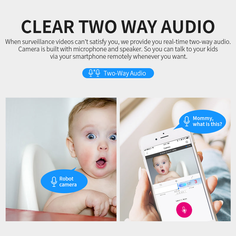 Chytrá bezpečnostní kamera s robotem