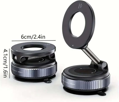 Vacuum Sací Magnetický Držák na Telefon, Držák do Auta se Sacím Přísavkou 360° Otáčení