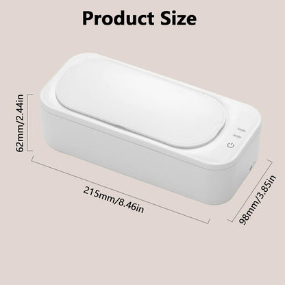 Ultrazvukové čisticí zařízení pro domácí použití na brýle, šperky, hodinky a další.