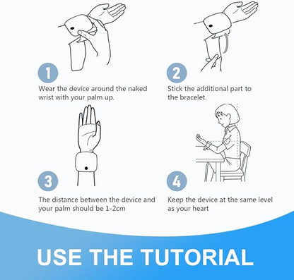 Tlakoměr na zápěstí s paměťovou funkcí