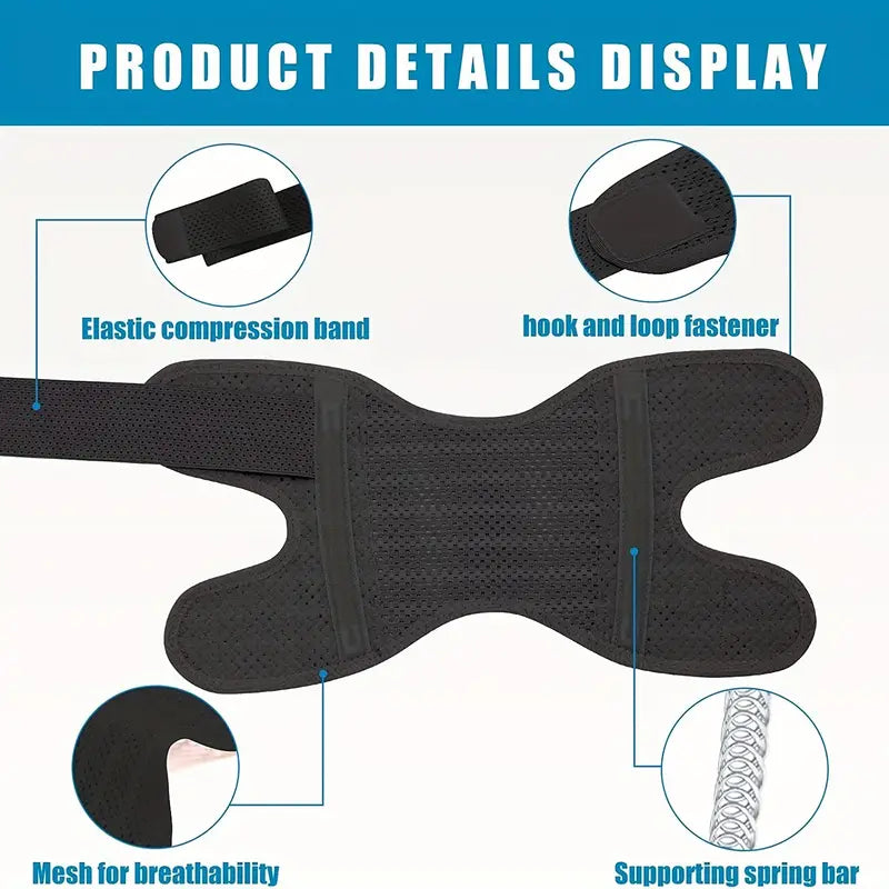 Kolenní patelární vložka s nastavitelnou kompresí