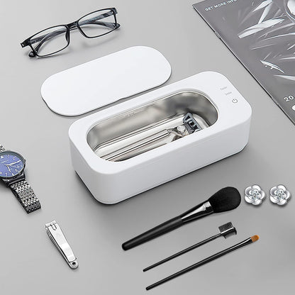 Ultrazvukové čisticí zařízení pro domácí použití na brýle, šperky, hodinky a další.