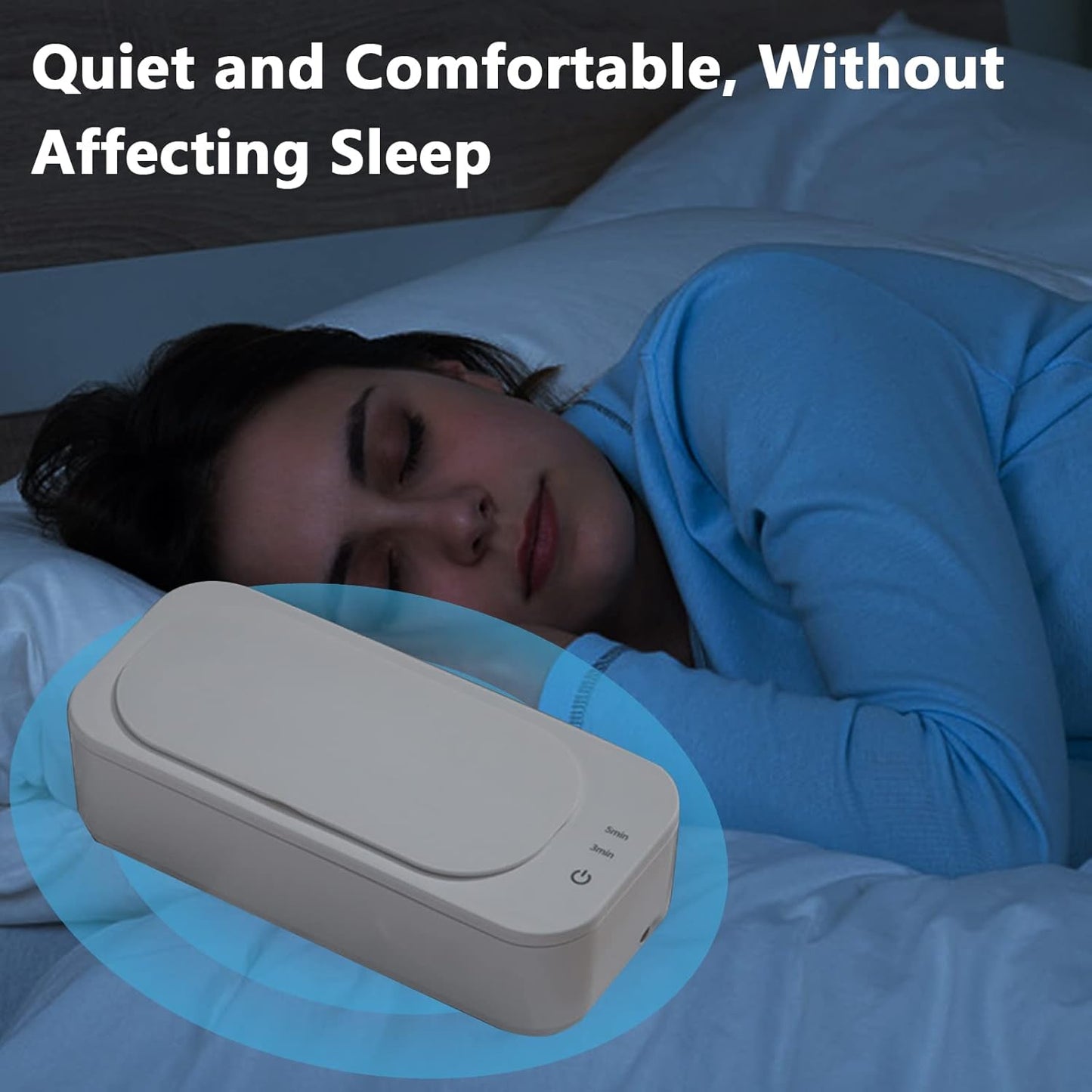 Ultrazvukové čisticí zařízení pro domácí použití na brýle, šperky, hodinky a další.