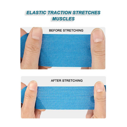 Elastická kineziologická páska na kotník, originální bavlněná prémiová sportovní páska na kotník