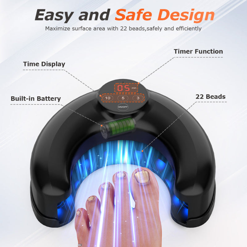 Bezdrátový laser na plísně nehtů