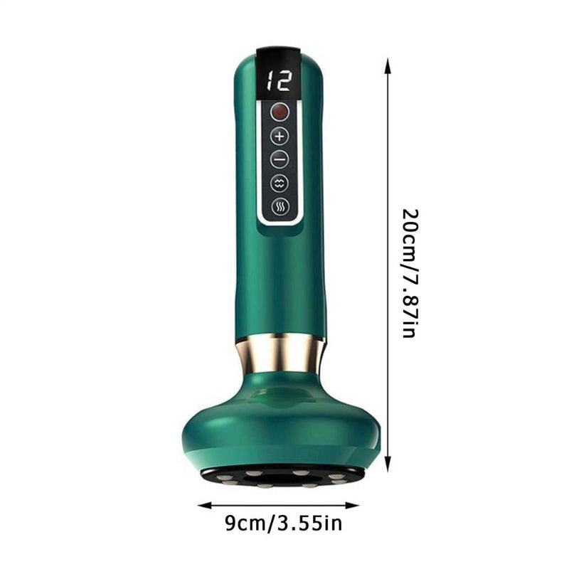 Chytrý přístroj proti celulitidě s funkcí zahřívání a vibrací