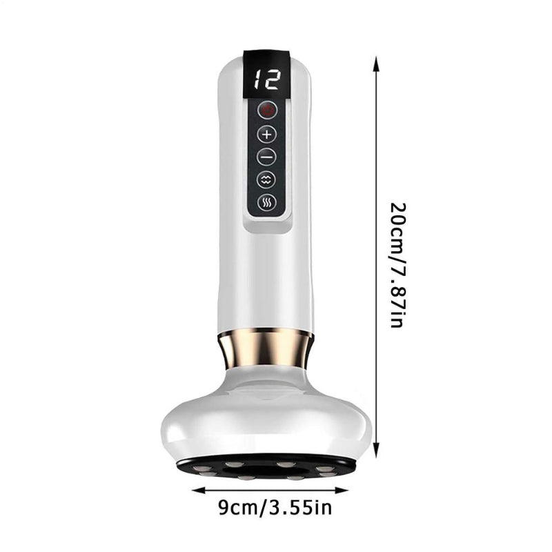 Chytrý přístroj proti celulitidě s funkcí zahřívání a vibrací