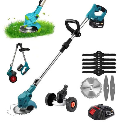 Elektrický akumulátorový vyžínač trávy