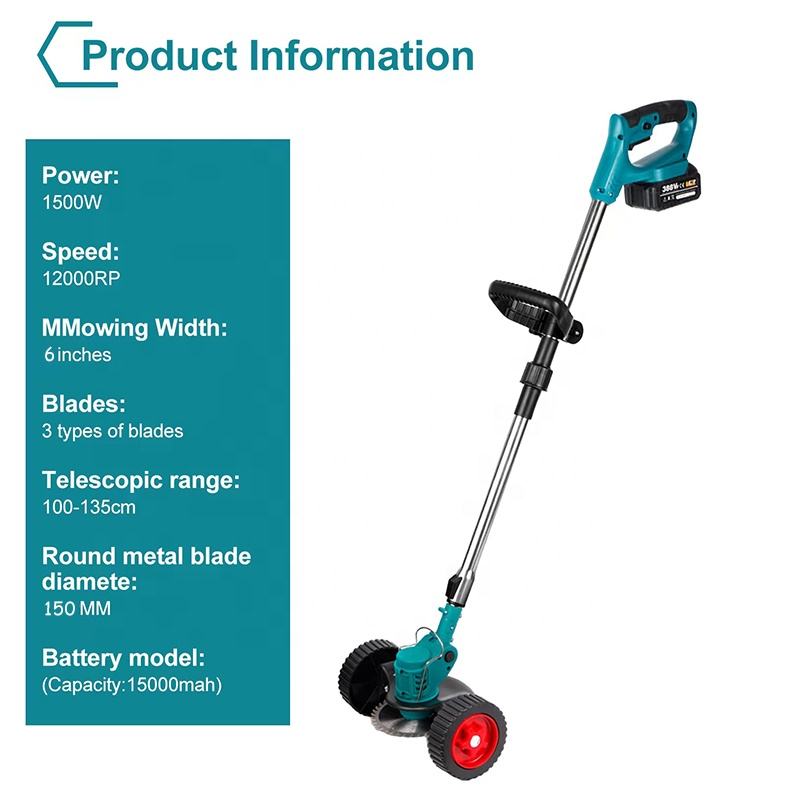 Elektrický akumulátorový vyžínač trávy