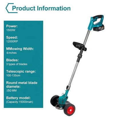 Elektrický akumulátorový vyžínač trávy