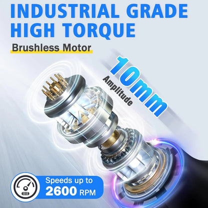 Přenosný masážní přístroj na regeneraci svalů