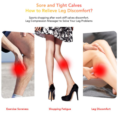 Masážní přístroj na lýtka s kompresí a teplem