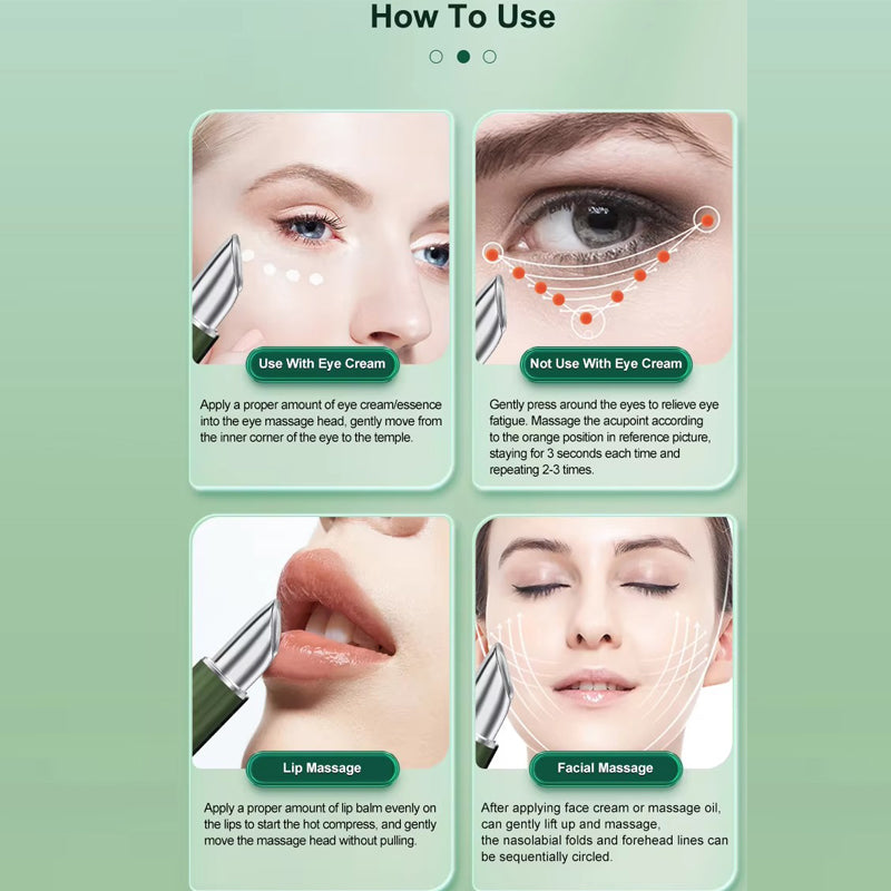 Tyčinka pro oční terapii s EMS a teplou/chladnou péčí