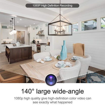 Mini alarmní špionážní kamera WiFi HD 4K