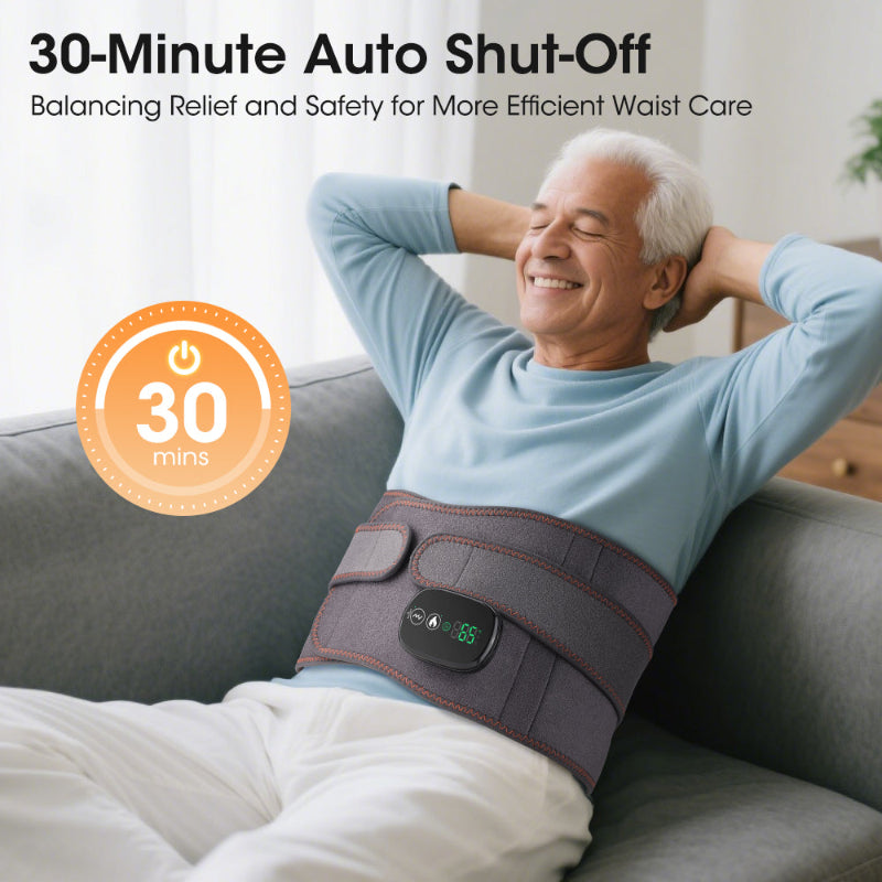 Vyhřívaný bederní pás s vibrační masáží