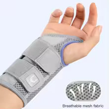 1KS Flexibilní dlahový ortéza na zápěstí a palec pro podporu při tendinitidě a artritidě, prodyšná ochrana palce, vhodná pro pravou i levou ruku