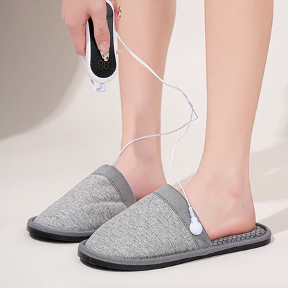 EMS masážní pantofle s elektroléčbou pro masáž nohou