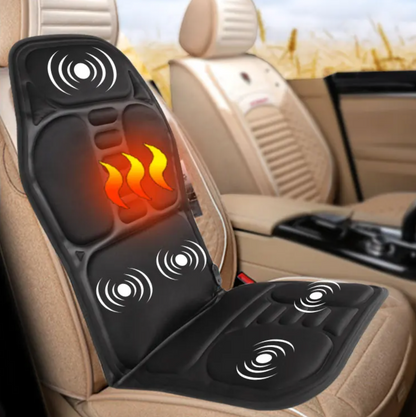 Elektrický masážní polštář na záda s vibracemi pro domácí, automobilové a kancelářské použití, úleva od bolesti v bedrech