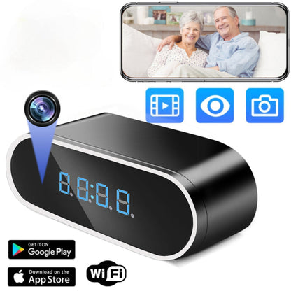 Mini alarmní špionážní kamera WiFi HD 4K